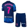 Maglia ufficiale Atlético Madrid Griezmann 7 Alternativa 2024-25 per Bambino